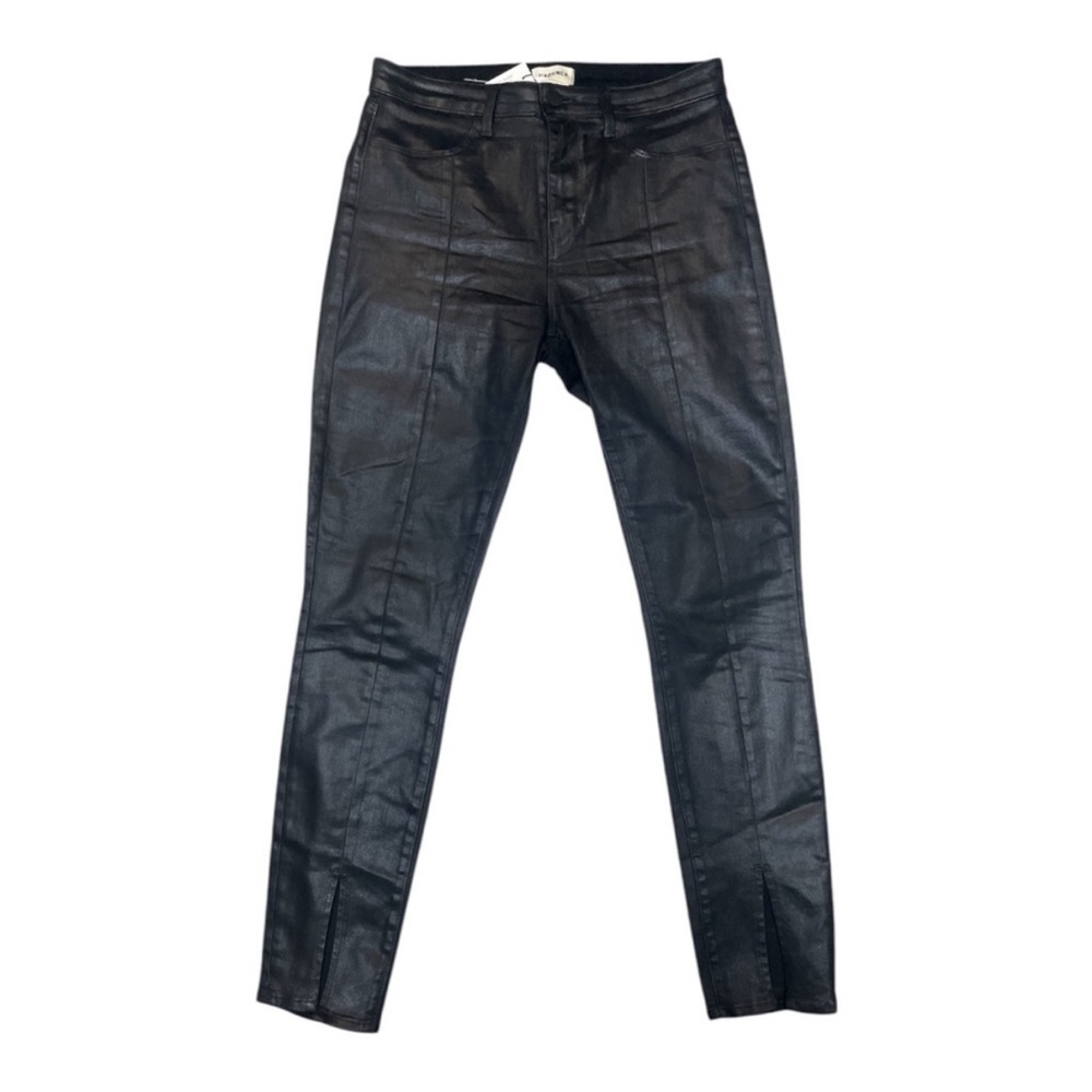 NWOT L'AGENCE Jyothi Coated Split Ankle High Rise Bodycon Skinny Jeans Size 29 - Picture 8 of 12